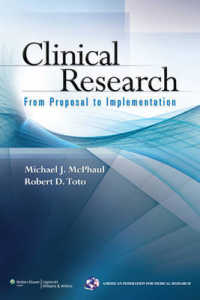 Clinical Research : From Proposal to Implementation （1ST）