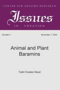 Animal and Plant Baramins (Center for Origins Research Issues in Creation)