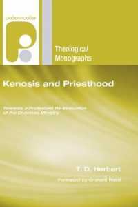 Kenosis and Priesthood (Paternoster Theological Monographs)