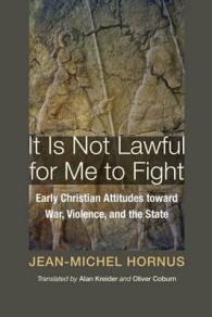 It Is Not Lawful for Me to Fight (Christian Peace Shelf) （Revised）