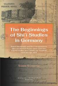 Beginnings of Shi'i Studies in Germany : Rudolf Strothmann and His Correspondence with Carl Heinrich Becker， Ignaz Goldziher， Eugeneo Griffini， and Cornelis Van Arendonk， 1910 through 1926， Transactions， American Philosophical Society (Vol. (Transact