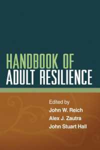 成人の回復ハンドブック<br>Handbook of Adult Resilience