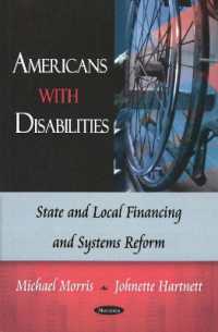 Americans with Disabilities : State & Local Financing & Systems Reform -- Paperback / softback