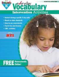 Everyday Vocabulary Intervention Activities for Grade K Teacher Resource (Eia)