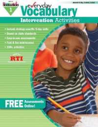 Everyday Vocabulary Intervention Activities for Grade 1 Teacher Resource (Eia)