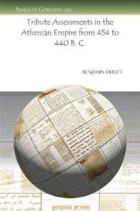 Tribute Assessments in the Athenian Empire from 454 to 440 B. C. (Analecta Gorgiana)