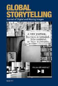Global Storytelling, vol. 2, no. 1 : Journal of Digital and Moving Images