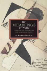Meanings of Work, The: Essays on the Affirmation and Negation of Work : Historical Materialism, Volume 43 (Historical Materialism)