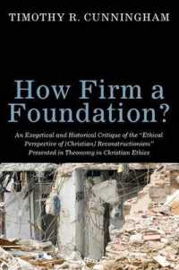 How Firm a Foundation? an Exegetical and Historical Critique of the 'Ethical Perspective of [Christian] Reconstructionism' Presented in Theonomy in Christian Ethics