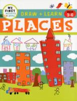 Draw + Learn: Places -- Paperback / softback