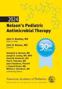 ネルソン小児抗菌治療2024（第３０版）<br>2024 Nelson's Pediatric Antimicrobial Therapy （30TH）