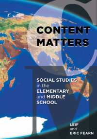 Content Matters : Social Studies in the Elementary and Middle School