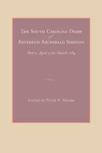 The South Carolina Diary of Reverend Archibald Simpson : Part II, April 1700-March 1784