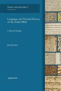Language and Textual History of the Syriac Bible : Collected Studies