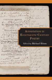 Annotation in Eighteenth-Century Poetry (Studies in Text & Print Culture)