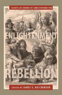 From Enlightenment to Rebellion : Essays in Honor of Christopher Fox