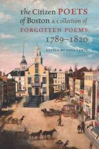 Citizen Poets of Boston - a Collection of Forgotten Poems, 1789-1820 -- Hardback