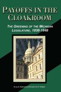 Payoffs in the Cloakroom : The Greening of the Michigan Legislature, 1938-1946