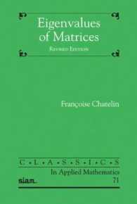 Eigenvalues of Matrices (Classics in Applied Mathematics) （Revised）