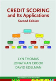 Credit Scoring and Its Applications (Mathematics in Industry) （2ND）