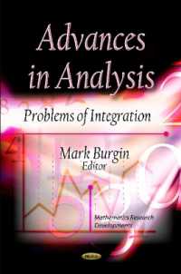 Advances in Analysis : Problems of Integration (Mathematics Research Developments)