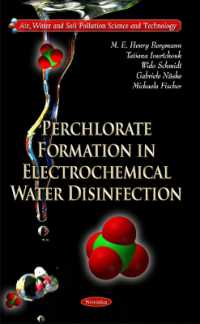 Perchlorate Formation in Electrochemical Water Disinfection -- Paperback / softback