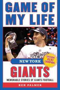 Game of My Life New York Giants : Memorable Stories of Giants Football (Game of My Life)