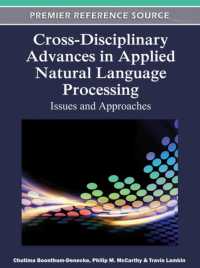 Cross-Disciplinary Advances in Applied Natural Language Processing : Issues and Approaches
