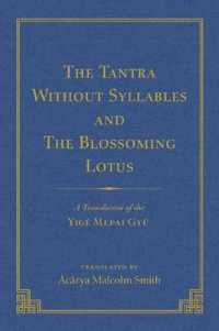 The Tantra without Syllables (Volume 3) and the Blazing Lamp Tantra (Volume 4) : A Translation of the Yigé Mepai Gyu (Vol. 3) a Translation of the Drönma Barwai Gyu and Mutik Trengwa Gyupa (Vol 4)