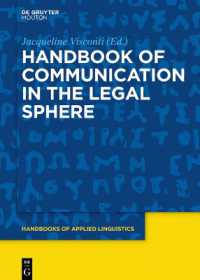 Handbook of Communication in the Legal Sphere (Handbooks of Applied Linguistics [hal])
