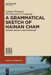 A Grammatical Sketch of Hainan Cham : History, Contact, and Phonology