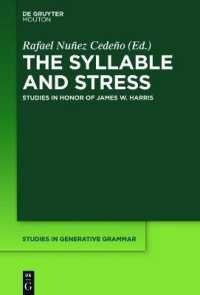 The Syllable and Stress : Studies in Honor of James W. Harris