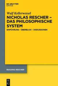 Nicholas Rescher - das philosophische System (Reading Rescher") 〈5〉