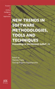 New Trends in Software Methodologies, Tools and Techniques : Proceedings of the Fifteenth SoMeT 16 (Frontiers in Artificial Intelligence and Applicati