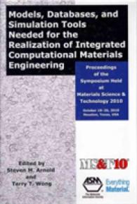 Models, Databases, and Simulation Tools Needed for the Realization of Integrated Computational Materials Engineering
