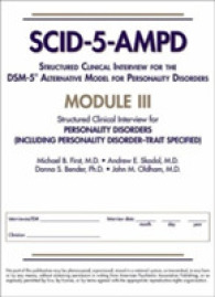 Structured Clinical Interview for the DSM-5® Alternative Model for Personality Disorders (SCID-5-AMPD) Module III : Personality Disorders (Including Personality Disorder-Trait Specified)