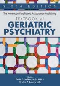 The American Psychiatric Association Publishing Textbook of Geriatric Psychiatry （6TH）