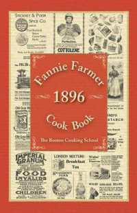 Fannie Farmer 1896 Cook Book : The Boston Cooking School