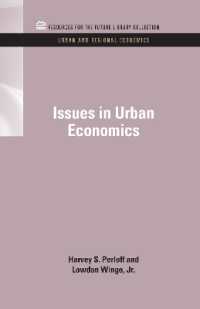 Issues in Urban Economics (Rff Urban and Regional Economics Set)