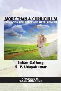 More than a Curriculum : Education for Peace and Development