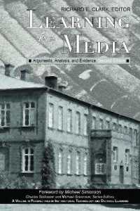 Learning from Media : Arguments, Analysis, and Evidence (Perspectives in Instructional Technology and Distance Education) （2ND）