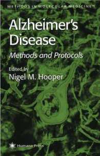 Alzheimer's Disease : Methods and Protocols (Methods in Molecular Medicine)