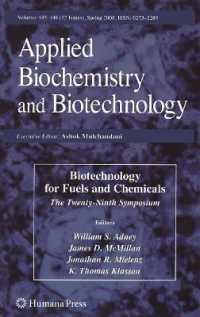 Biotechnology for Fuels and Chemicals : Twenty-ninth Symposium (Abab Symposium)