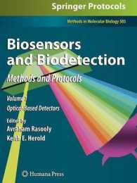 Biosensors and Biodetection : Methods and Protocols, Optical-based Detectors (Methods in Molecular Biology) 〈1〉