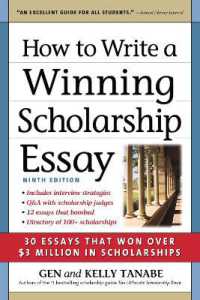 How to Write a Winning Scholarship Essay : 30 Essays That Won over $3 Million in Scholarships