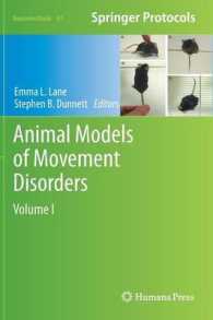 Animal Models of Movement Disorders (Neuromethods) 〈1〉