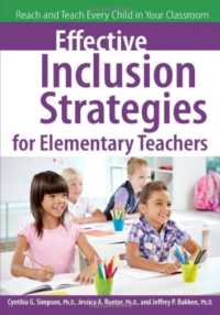 Effective Inclusion Strategies for Elementary Teachers : Reach and Teach Every Child in Your Classroom -- Paperback (English Language Edition)