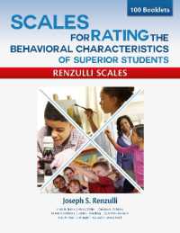 Scales for Rating the Behavioral Characteristics of Superior Students--Print Version : 100 Booklets （3RD）