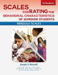 Scales for Rating the Behavioral Characteristics of Superior Students--Print Version : 50 Booklets （3RD）