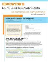 Educator's Quick Reference Guide to Curriculum Compacting -- Paperback / softback